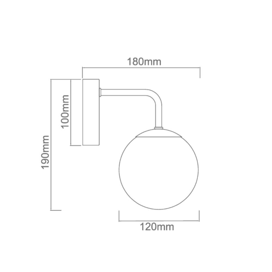 Open Design OR81381 - Fürdőszobai fali lámpa BAO 1xG9/8W/230V IP44 fényes króm