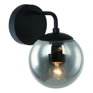 Open Design OR81411 - BAO fali lámpa 1xE27/8W/230V fekete/füstszürke