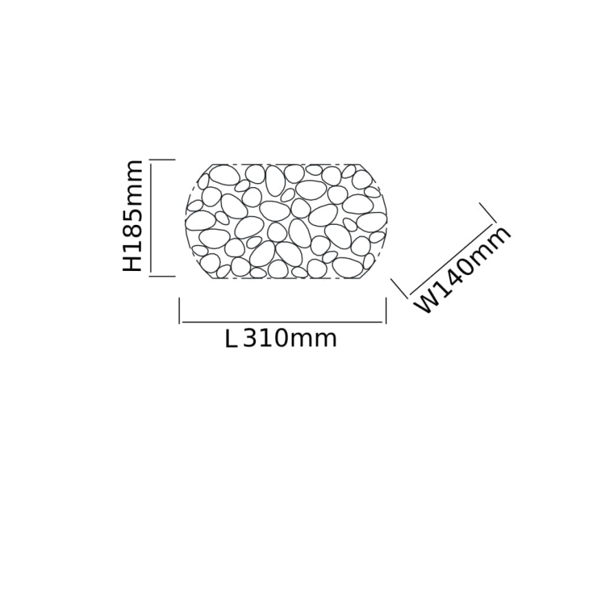 Open Design OR81473 - CARERA fali lámpatest 1xG9/7W/230V fényes króm