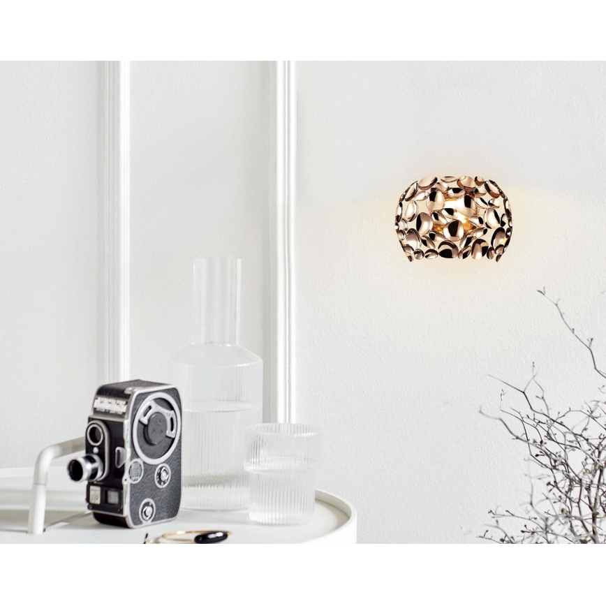 Open Design OR81480 - CARERA fali lámpa 1xG9/7W/230V rózsaarany