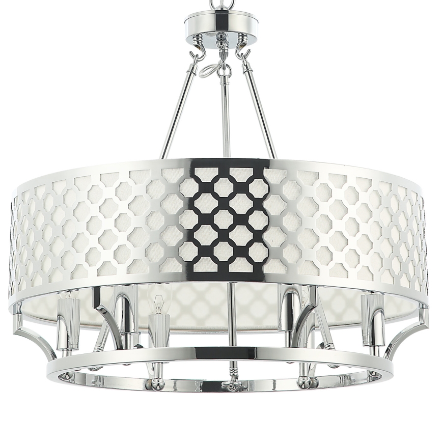 Open Design OR84375 - VERNO láncon függő csillár 6xE14/12W/230V, fényes króm
