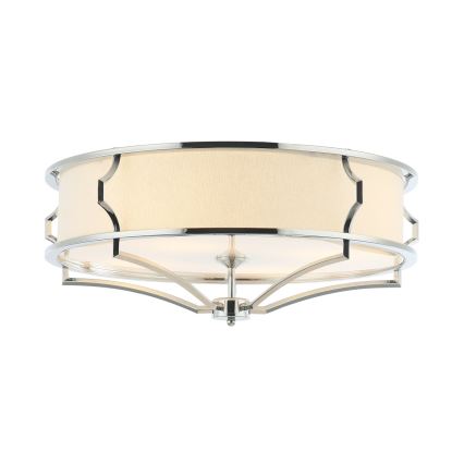 Open Design OR84412 - Mennyezeti lámpa STESSO 4xE27/12W/230V átm. 65 cm fényes króm/fehér