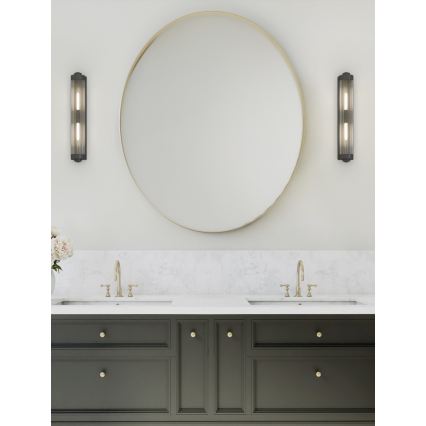 Open Design OR84498 - FUMI fürdőszobai fali lámpa 2xG9/8W/230V IP44 fekete