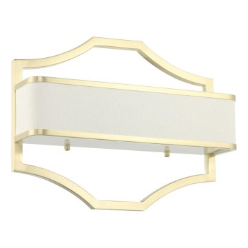 Open Design OR84511 - GERDO fali lámpatest 2xE14/12W/230V sárgaréz/fehér