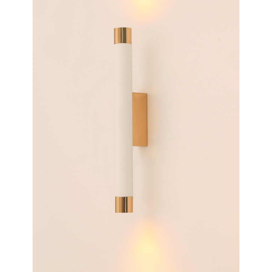 Open Design OR84559 - Fali lámpa Q 2xG9/3,5W/230V fehér/arany