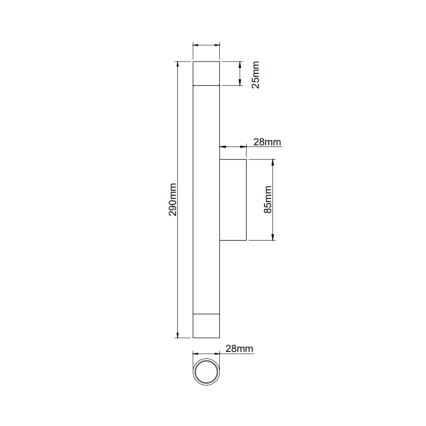Open Design OR84573 - Fali lámpatest Q 2xG9/3,5W/230V fekete/arany