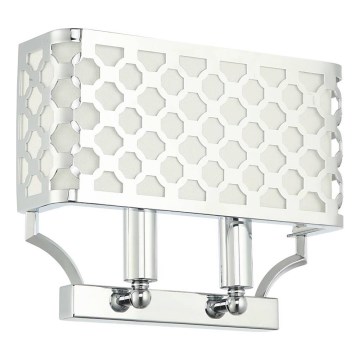 Open Design OR84597 - VERNO fali lámpa 2xE14/12W/230V, fényes króm