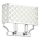 Open Design OR84597 - VERNO fali lámpa 2xE14/12W/230V, fényes króm