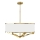 Open Design OR84825 - GERDO csillár rúddal 4xE27/12W/230V arany/fehér