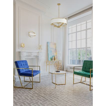 Open Design OR84825 - GERDO csillár rúddal 4xE27/12W/230V arany/fehér