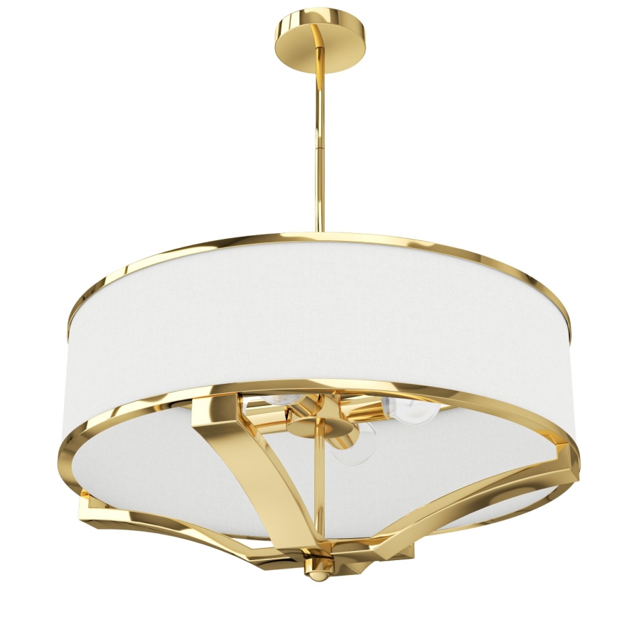 Open Design OR84825 - GERDO csillár rúddal 4xE27/12W/230V arany/fehér