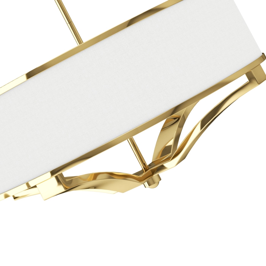 Open Design OR84825 - GERDO csillár rúddal 4xE27/12W/230V arany/fehér