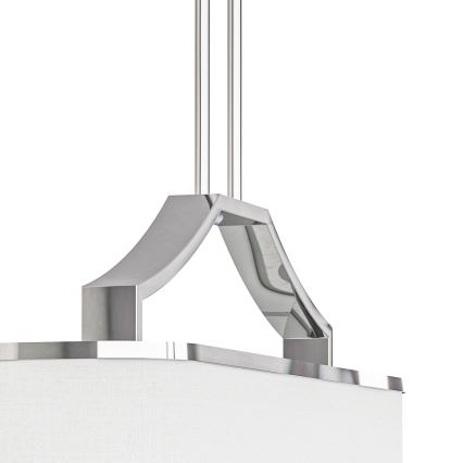 Open Design OR84849 - Rúdon szerelt csillár GERDO OVALE 6xE14/12W/230V fényes króm/fehér