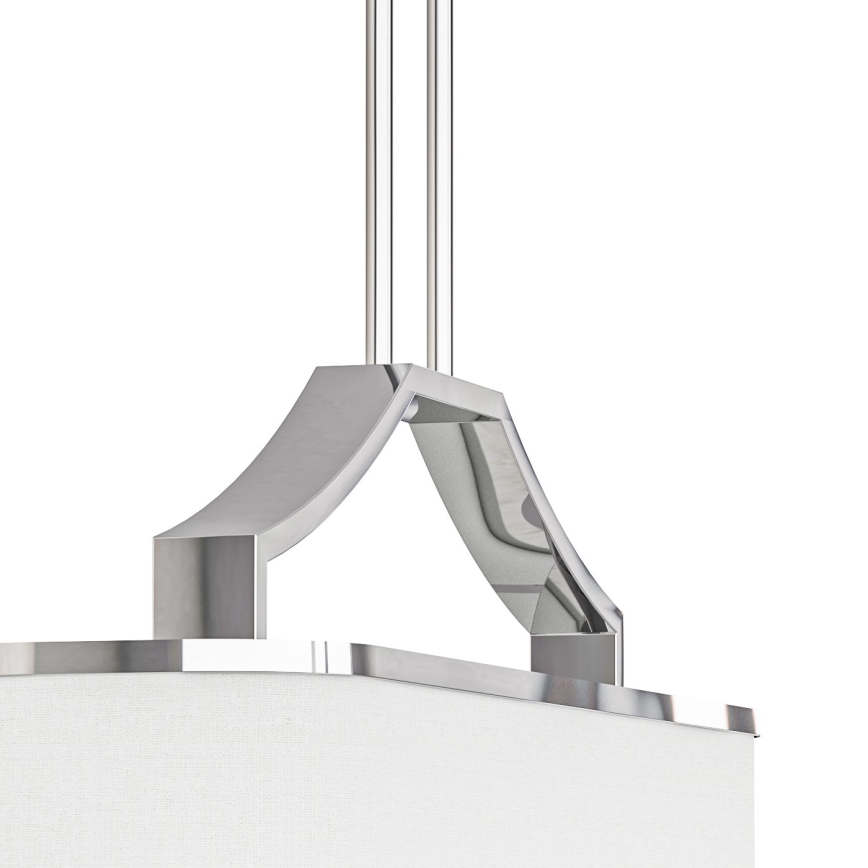 Open Design OR84849 - Rúdon szerelt csillár GERDO OVALE 6xE14/12W/230V fényes króm/fehér
