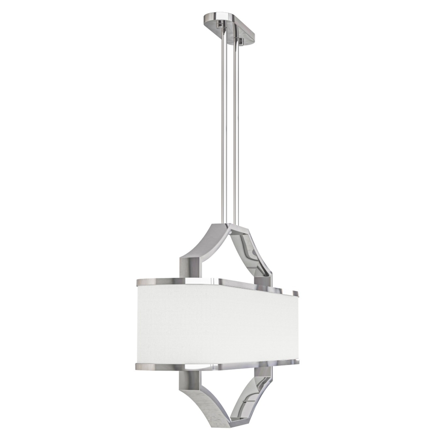 Open Design OR84849 - Rúdon szerelt csillár GERDO OVALE 6xE14/12W/230V fényes króm/fehér