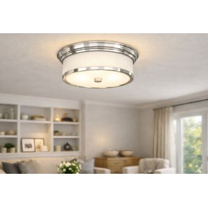 Open Design OR84863 - Mennyezeti lámpatest FAMBURO 3xE14/12W/230V átm. 31 cm fényes króm