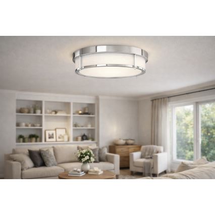 Open Design OR84924 - ROMI mennyezeti lámpa 4x E14 / 12W / 230V, átm. 50 cm, fényes króm