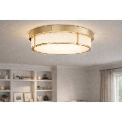 Open Design OR84931 - ROMI mennyezeti lámpa 4xE14/12W/230V Ø 50 cm sárgaréz