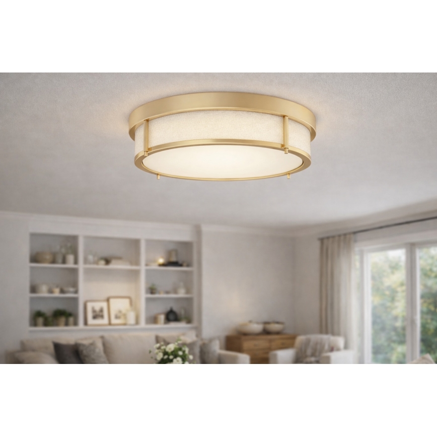 Open Design OR84955 - ROMI mennyezeti lámpa 3xE14/12W/230V átm. 40 cm sárgaréz
