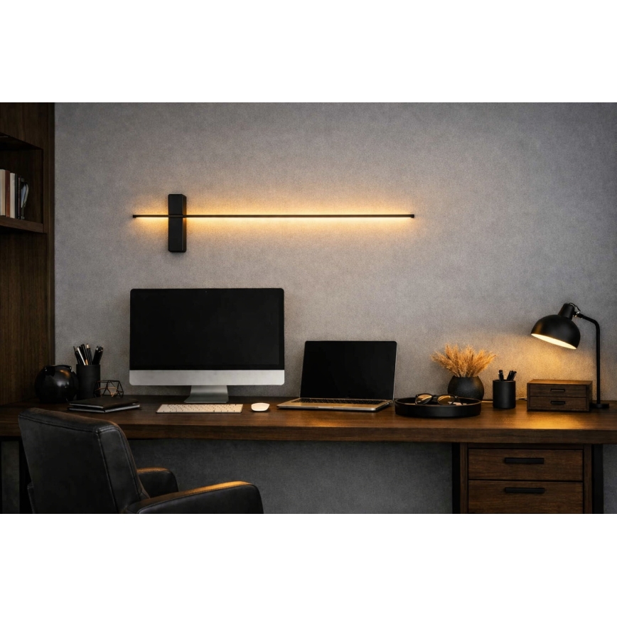 Open Design OR85068 - BENE LED fali lámpatest LED/7W/230V 62 cm fekete