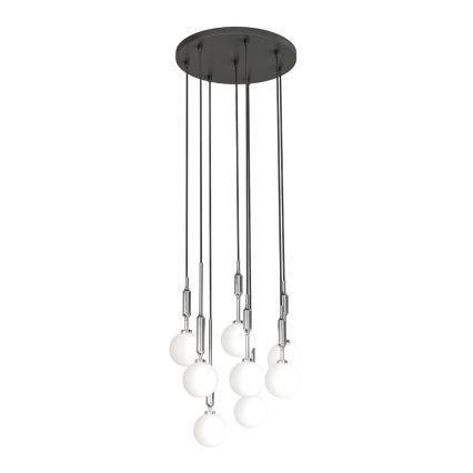 Open Design OR85327 - ERO 8xG9/8W/230V kábelen függő csillár, fényes króm