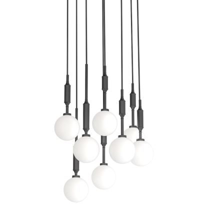 Open Design OR85341 - Kábeles ERO csillár 8xG9/8W/230V fekete