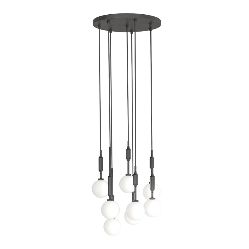 Open Design OR85341 - Kábeles ERO csillár 8xG9/8W/230V fekete