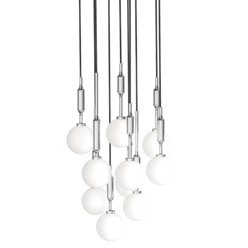 Open Design OR85358 - ERO kábelre függesztett csillár 10xG9/8W/230V fényes króm