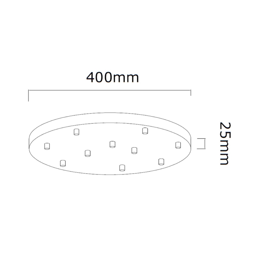 Open Design OR85358 - ERO kábelre függesztett csillár 10xG9/8W/230V fényes króm