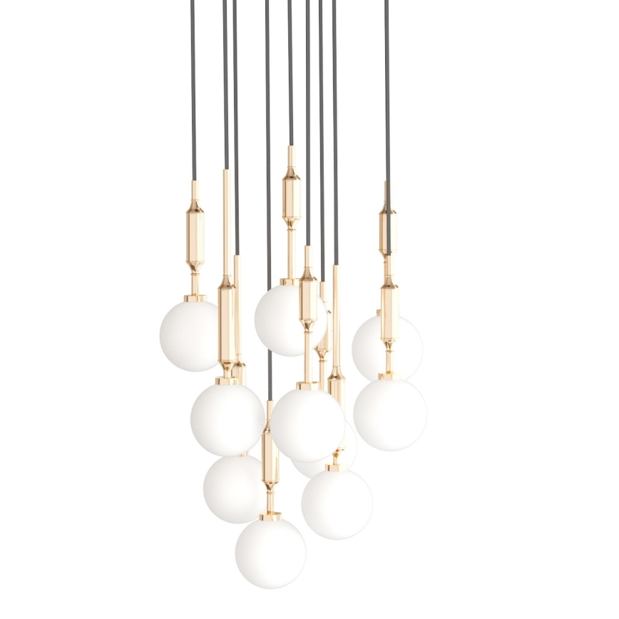 Open Design OR85365 - ERO kábelre függesztett csillár 10xG9/8W/230V arany