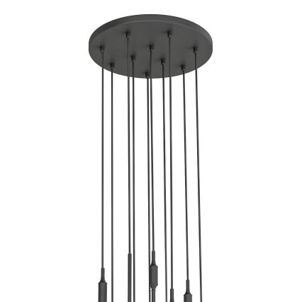 Open Design OR85372 - ERO kábelen függő csillár 10xG9/8W/230V, fekete