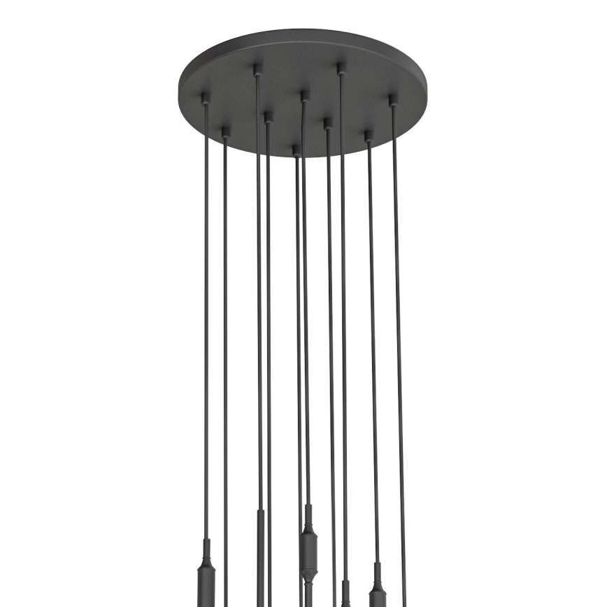 Open Design OR85372 - ERO kábelen függő csillár 10xG9/8W/230V, fekete