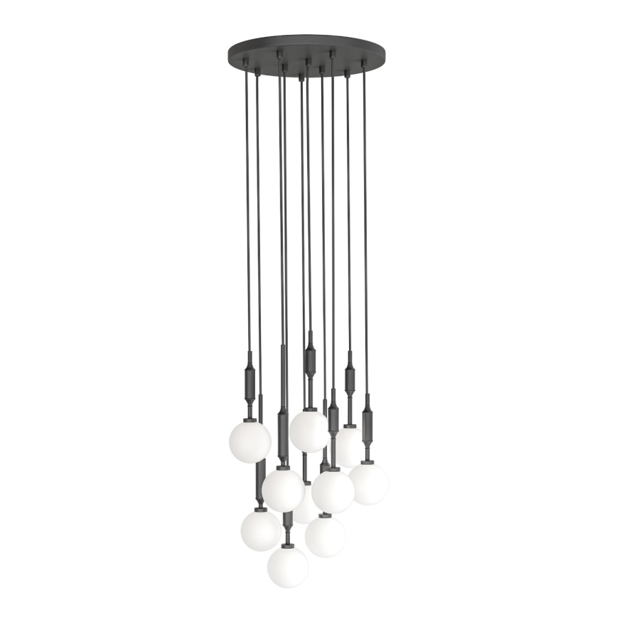 Open Design OR85372 - ERO kábelen függő csillár 10xG9/8W/230V, fekete