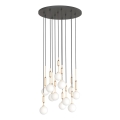 Open Design OR85396 - ERO kábelre függesztett csillár 12xG9/8W/230V arany