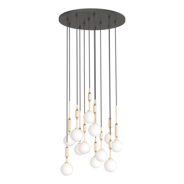 Open Design OR85396 - ERO kábelre függesztett csillár 12xG9/8W/230V arany