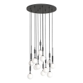Open Design OR85402 - ERO kábeles csillár 12xG9/8W/230V fekete
