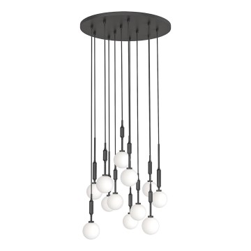 Open Design OR85402 - ERO kábeles csillár 12xG9/8W/230V fekete