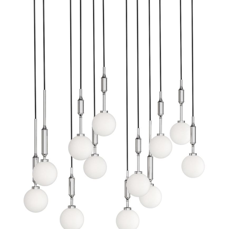 Open Design OR85440 - Kábelen függesztett csillár ERO 12xG9/8W/230V fényes króm
