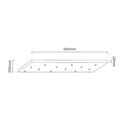 Open Design OR85464 - Kábeles csillár ERO 12xG9/8W/230V fekete