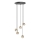 Open Design OR85518 - BOLICINA LED csillár kábellel 5xLED/5W/230V arany/fekete