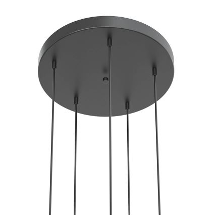 Open Design OR85518 - BOLICINA LED csillár kábellel 5xLED/5W/230V arany/fekete