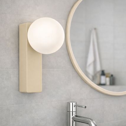 Open Design OR85549 - Fürdőszobai fali lámpa BOLETTA 1xG9/8W/230V IP44 bézs