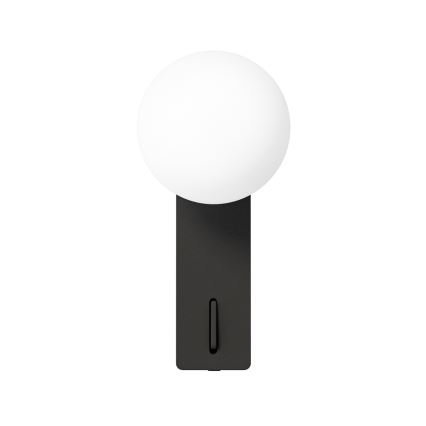 Open Design OR85570 - Fali lámpatest BOLETTA 1xG9/8W/230V fekete