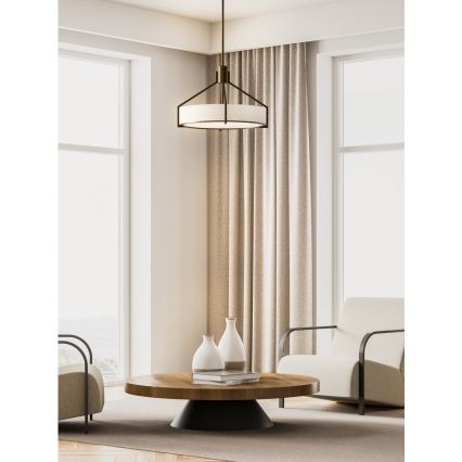 Open Design OR85648 - Rúdon csillár DORETTO 4xE27/15W/230V Ø 50 cm barna/bézs