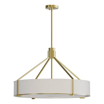 Open Design OR85662 - Rúdon függesztett csillár DORETTO 6xE27/15W/230V átm. 70 cm arany/fehér