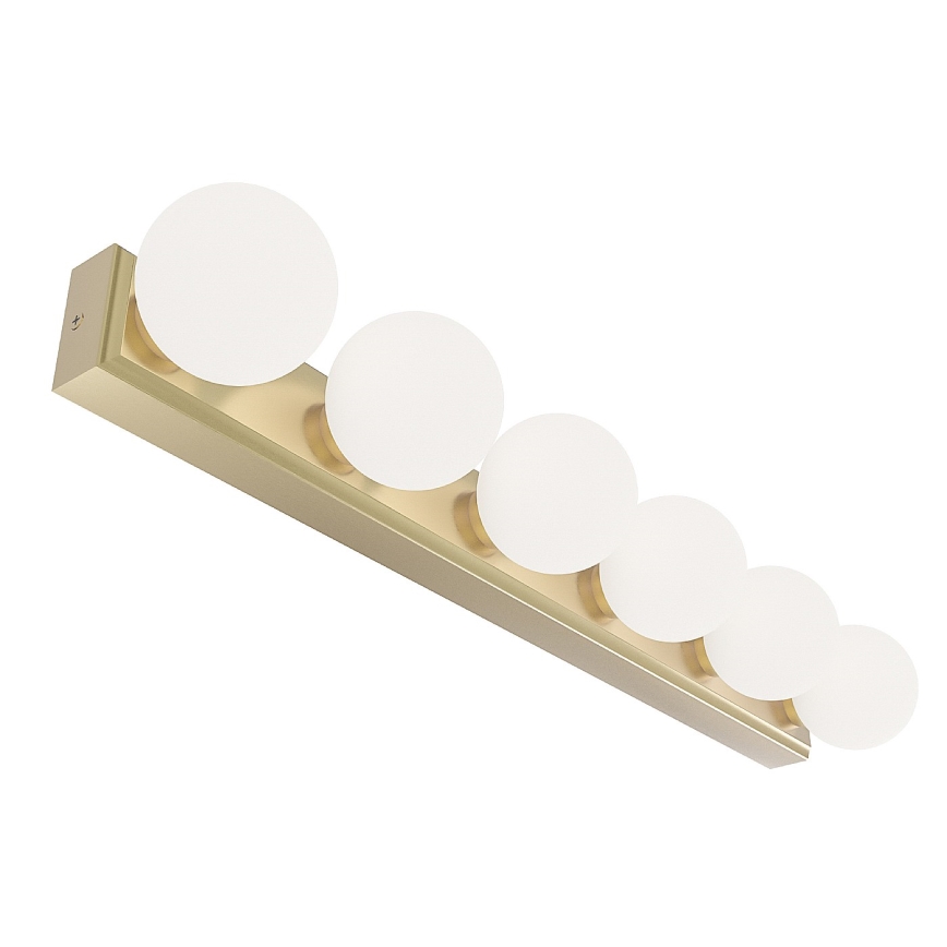 Open Design OR85686 - Fürdőszobai fali lámpatest MERINO 6xG9/8W/230V 61 cm IP44 sárgaréz