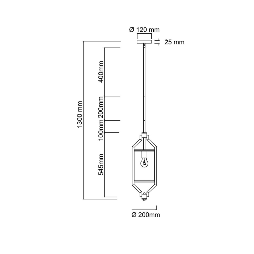 Open Design OR85860 - Rúddal szerelt csillár ZUNDO 1xE27/15W/230V sárgaréz/fehér