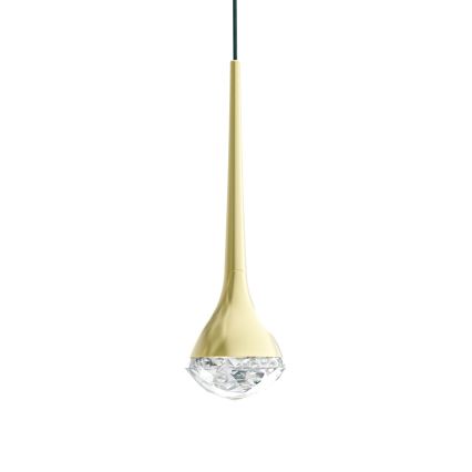 Open Design OR86171 - CRIMA LED függőlámpa kábellel LED/7W/230V sárgaréz