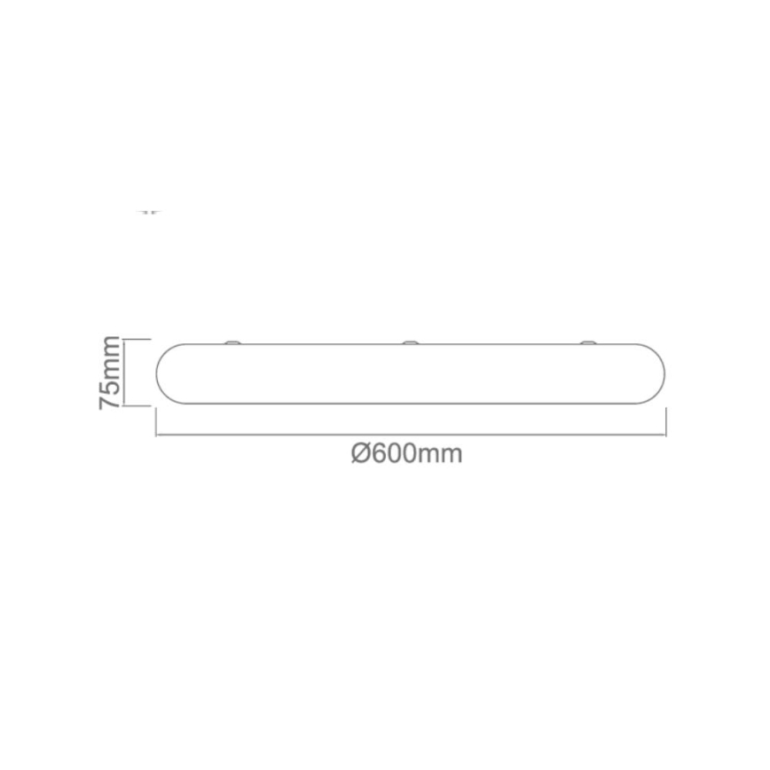 Open Design OR86218 - LED mennyezeti lámpatest PIATTO LED/55W/230V 3000/4500/6500K átm. 60 cm fehér