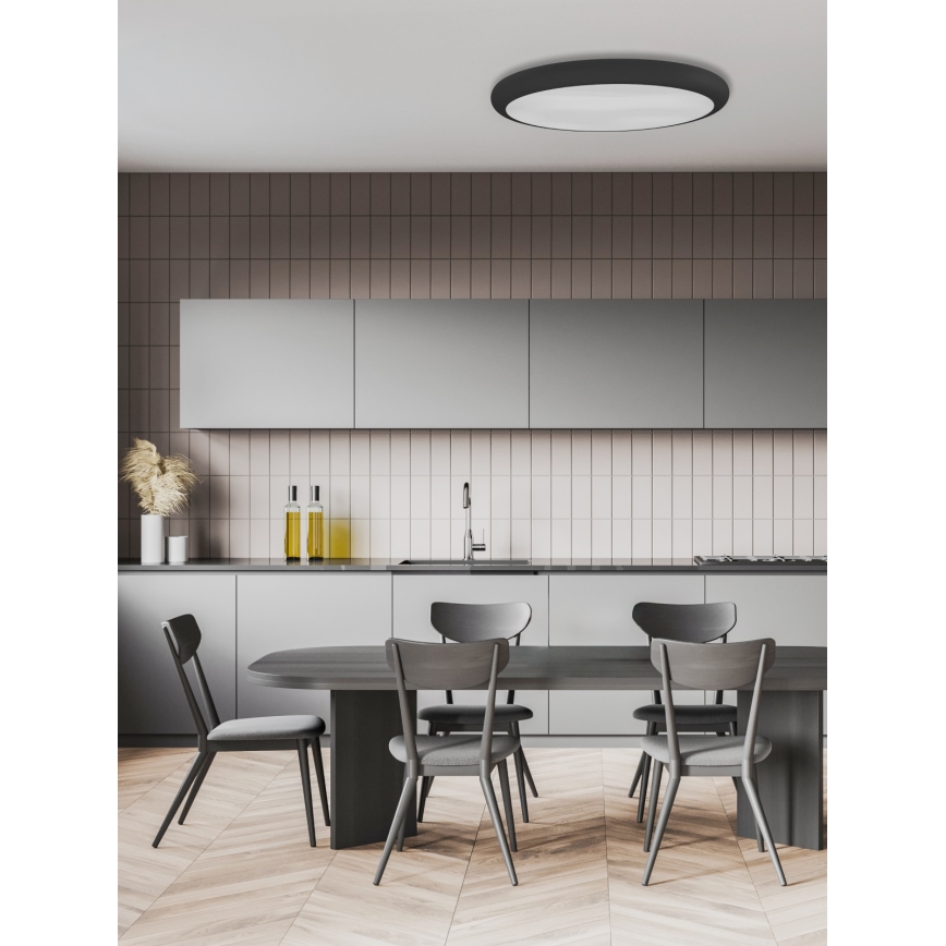 Open Design OR86232 - LED mennyezeti lámpatest PIATTO LED/55W/230V 3000/4500/6500K átm. 60 cm fekete